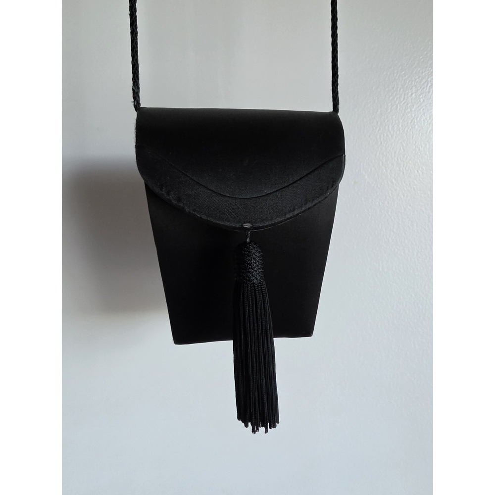 Valerie Stevens Crossbody Bag Black Women Shoulder Purse Handbag Vintage